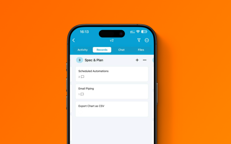 Blue iPhone App