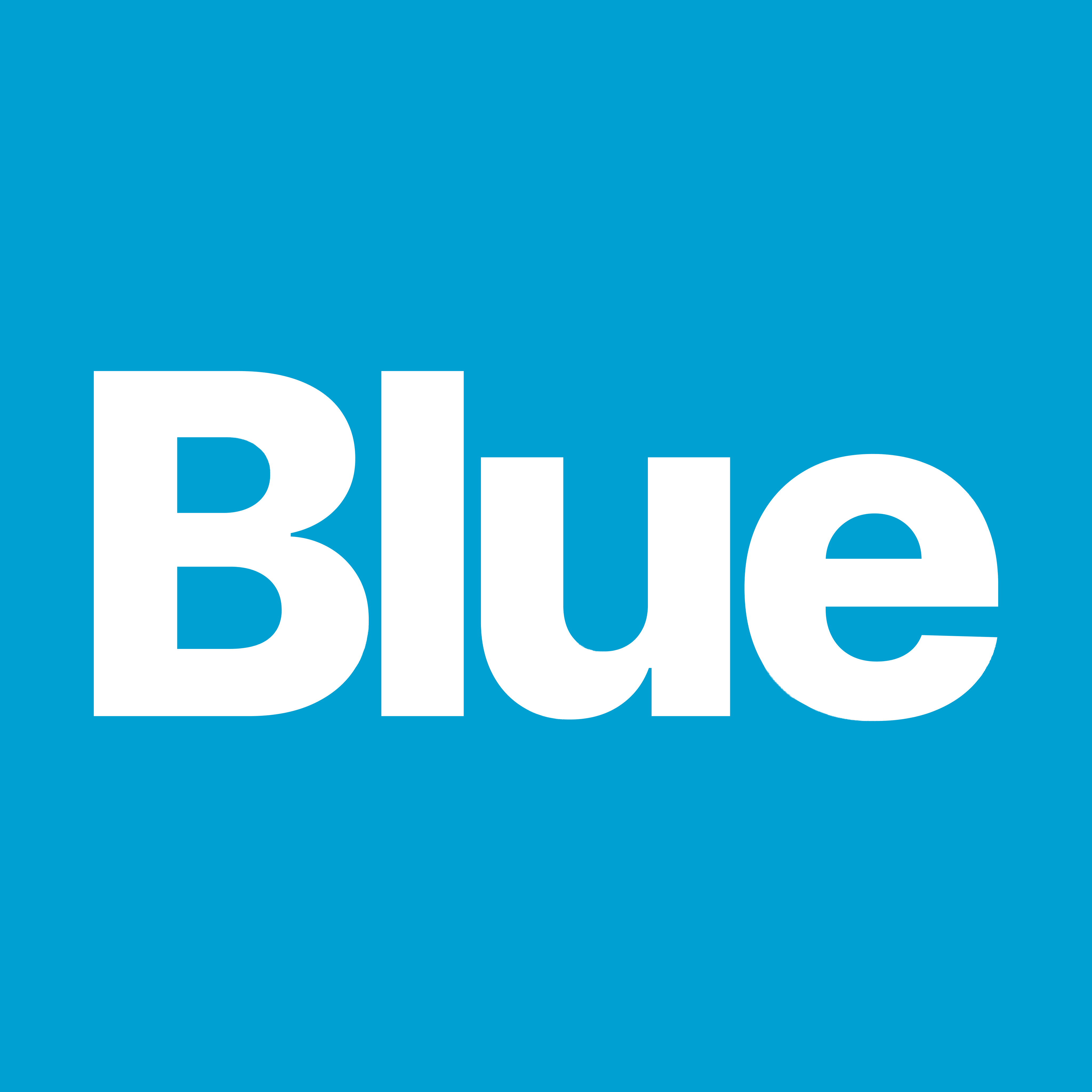 Blue App Icon White